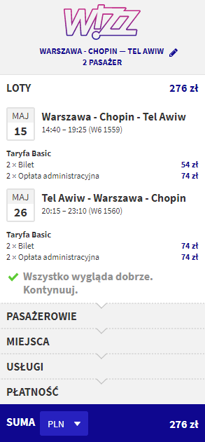 rezerwacja lotów do Izraela