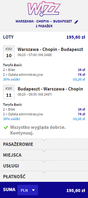 rezerwacja lotów do Budapesztu