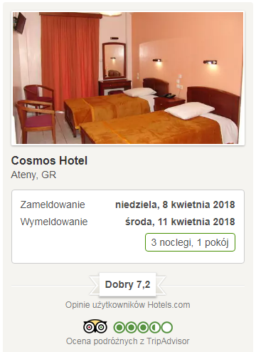 Rezerwacja obiektu w Atenach