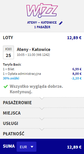 Rezerwacja przelotów z Aten do Katowic