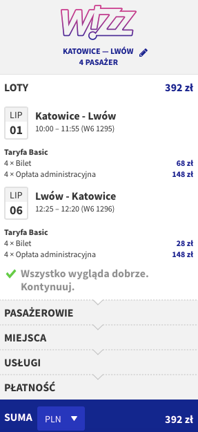 lwow loty