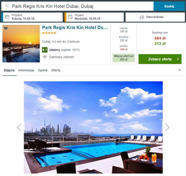 dubaj park regis