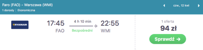 zarezerwuj lot do wmi