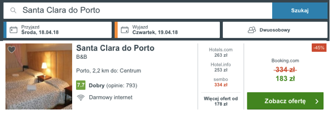 zarezerwuj hotel w porto