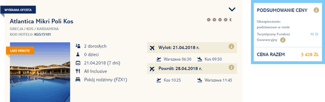 wczasy na Kos