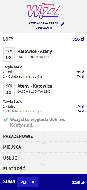 Rezerwacja przelotów z Katowic do Aten