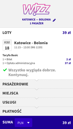 zarezerwuj lot do bolonii