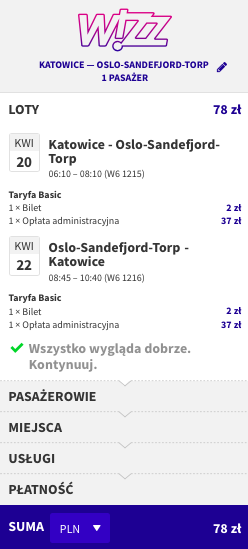 zayeerwuj lot do oslo