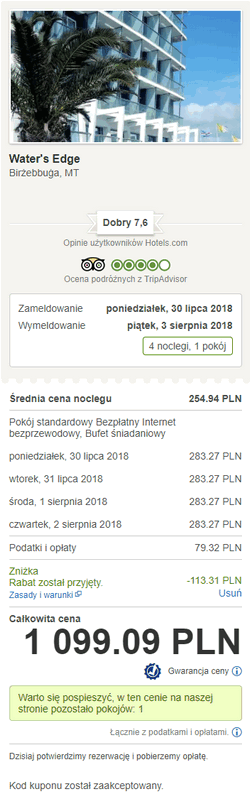 noclegi na Malcie