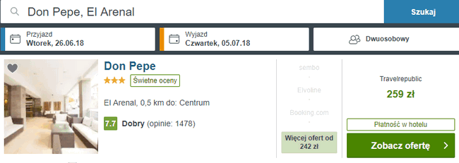 noclegi na Majorce