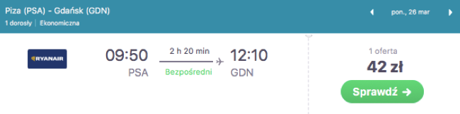 zarezerwuj lot do gdanska