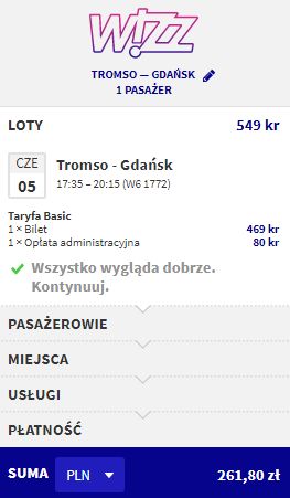 Trasa podróży
