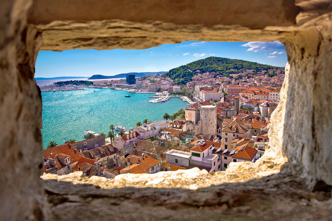 widok na split