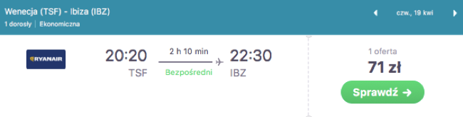 zarezerwuj lot na ibizę