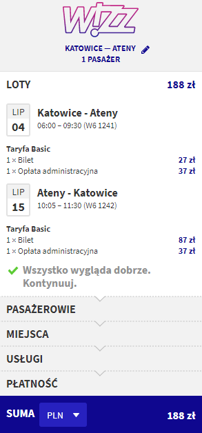 rezerwacja lotów do Aten