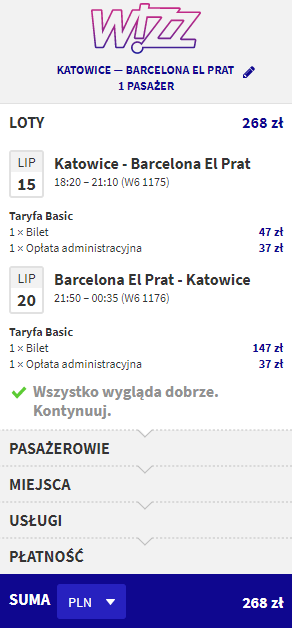 rezerwacja lotów do Barcelony