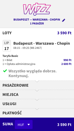 zarezerwujlot do warszawy