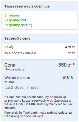 zarezerwuj hotel na sri lance