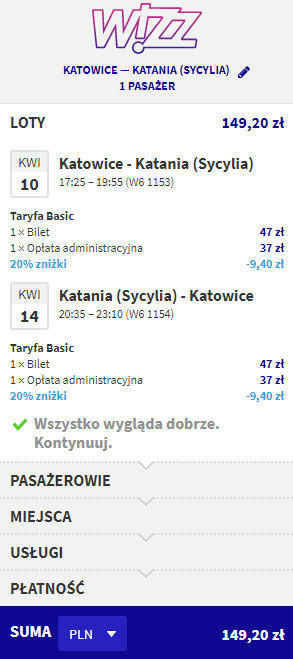 rezerwacja lotów na sycylie