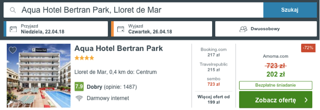 zarezerwuj hotel w lloret