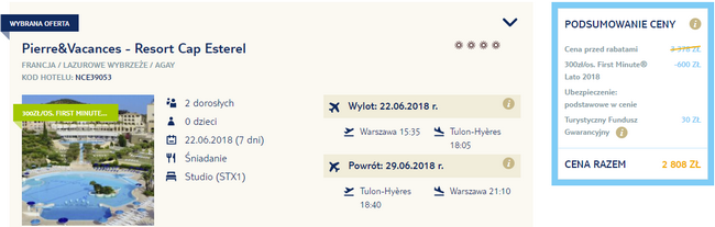 rezerwacja wczasów na Lazurowym Wybrzerzu