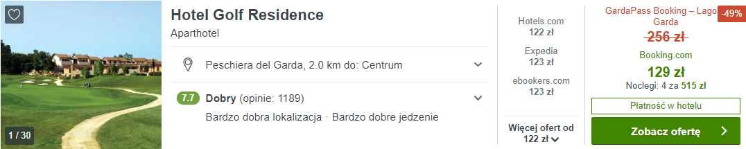 Włochy noclegi