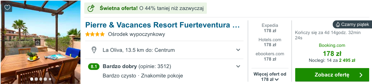 zarezerwuj hotel na fuerteventurze