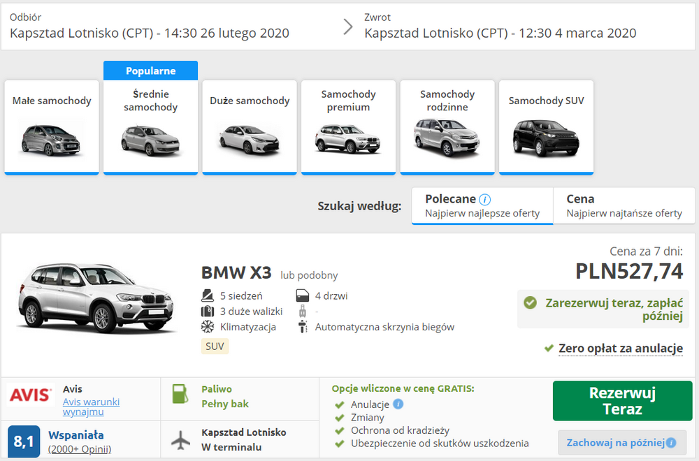 auto kapsztad