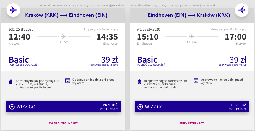 zarezerwuj loty do eindhoven