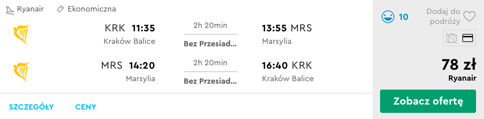 zarezerwuj loty do marsylii