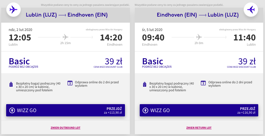 zarezerwuj loty do eindhoven