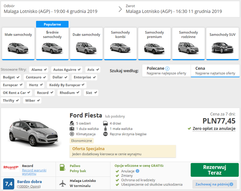 auto malaga