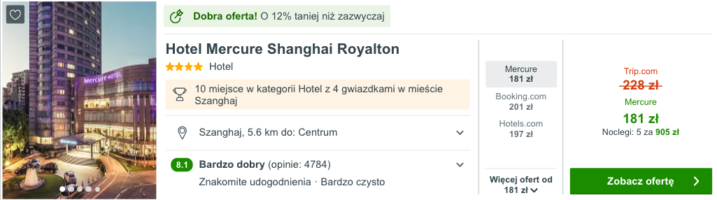 zarezerwuj hotel w szanghaju