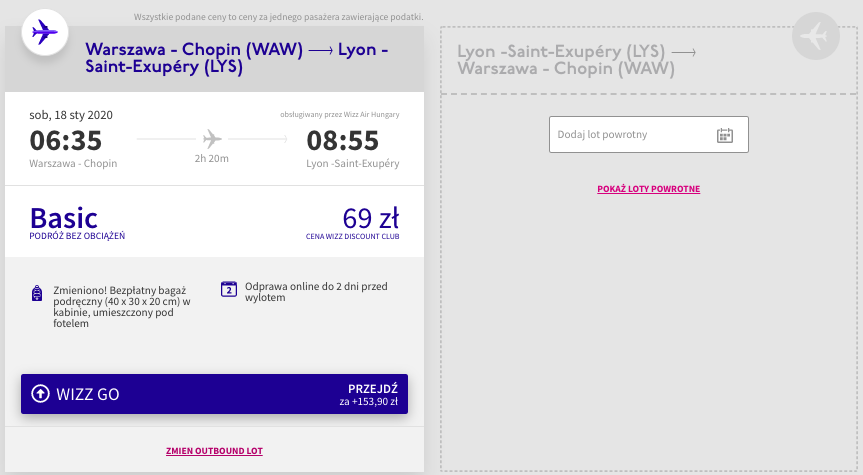 zarezerwuj loty do lyonu