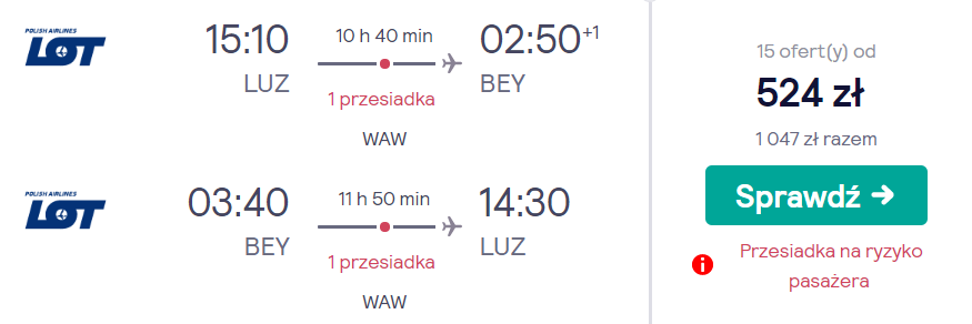 rezerwacja lotów