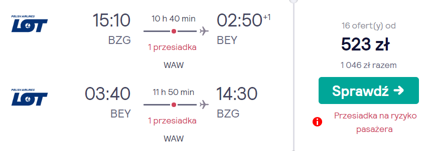 rezerwacja lotów