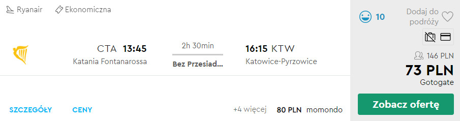 loty do katowic