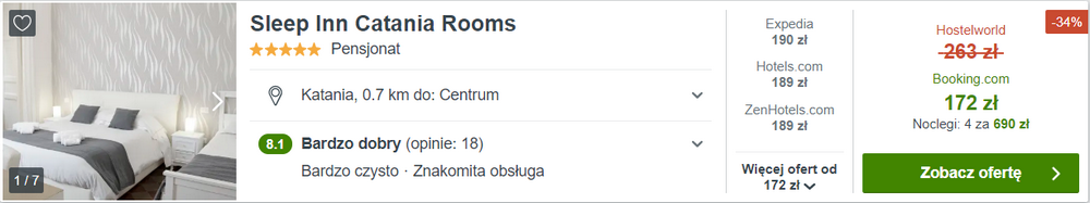 noclegi katania