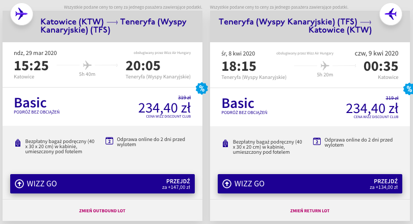 zarezerwuj loty na teneryfe