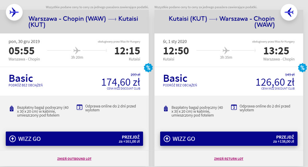 kutaisi z warszawy