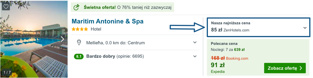 zarezerwuj hotel na malcie