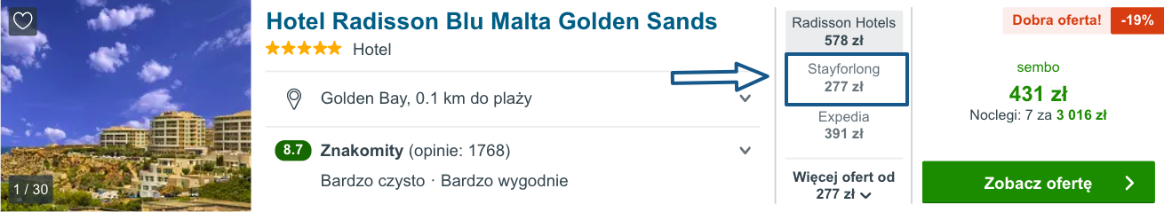 zarezerwuj hotel na malcie