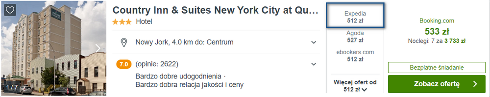 nowy jork noclegi