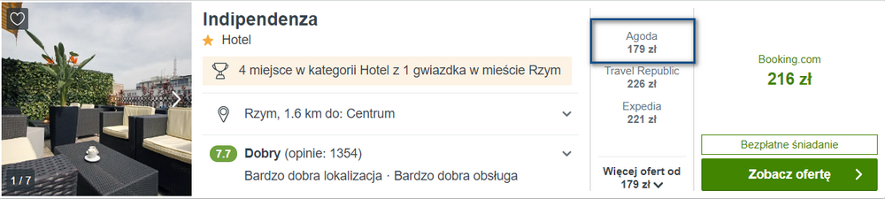 nocleg w rzymie