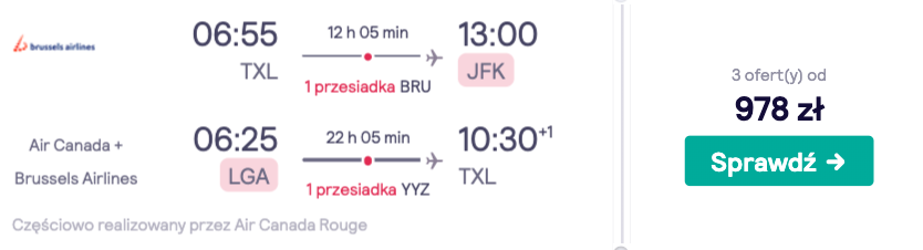 zarezerwuj loty do nyc