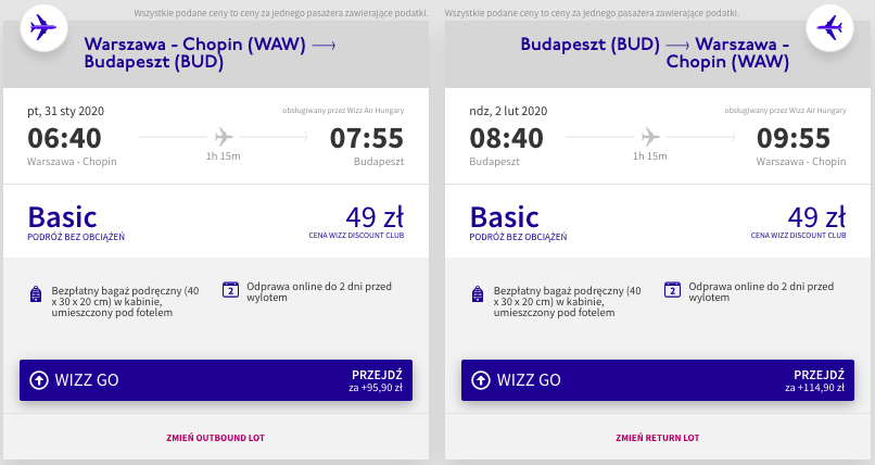 zarezerwuj loty do budapesztu
