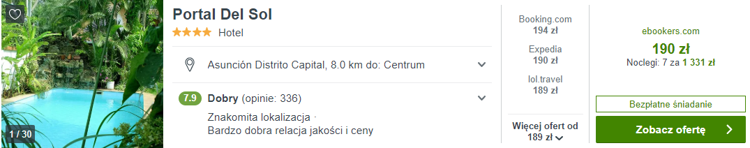 Noclegi w Paragwaju