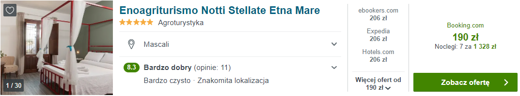 Hotel na Sycylii
