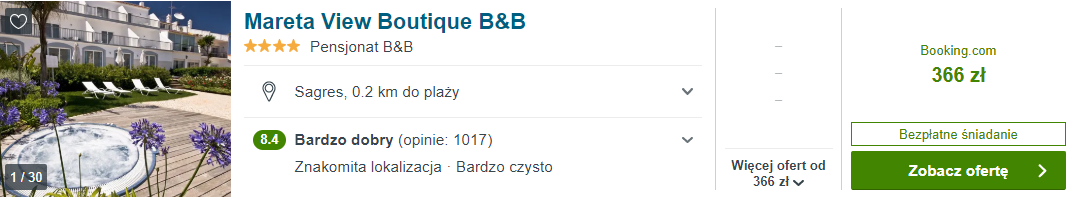 Noclegi w Portugalii
