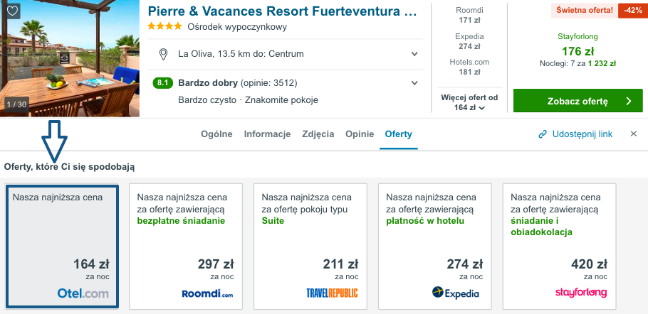 zarezerwuj hotel na fue